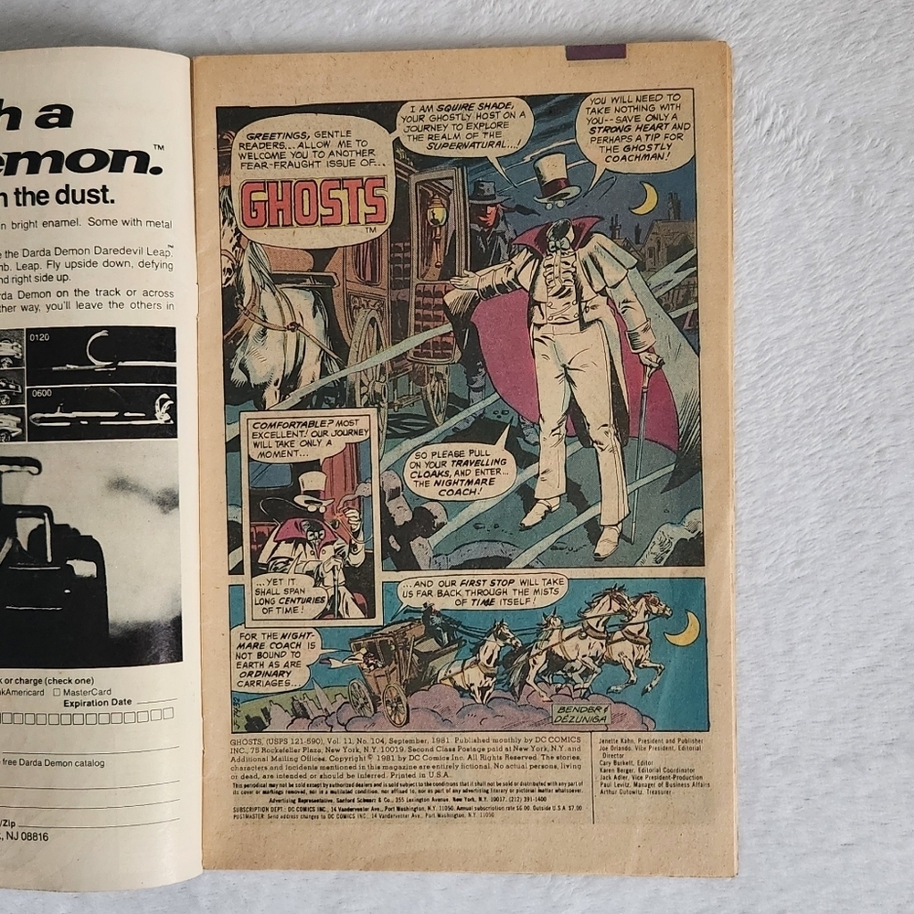 1981 DC Comics GHOSTS #104 - "Ghosts of Hollywood!" - Bronze Age Horror - Picture 12 of 16
